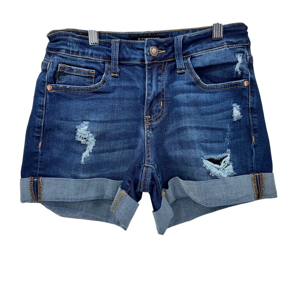Judy Blue Dark Blue Jean Shorts